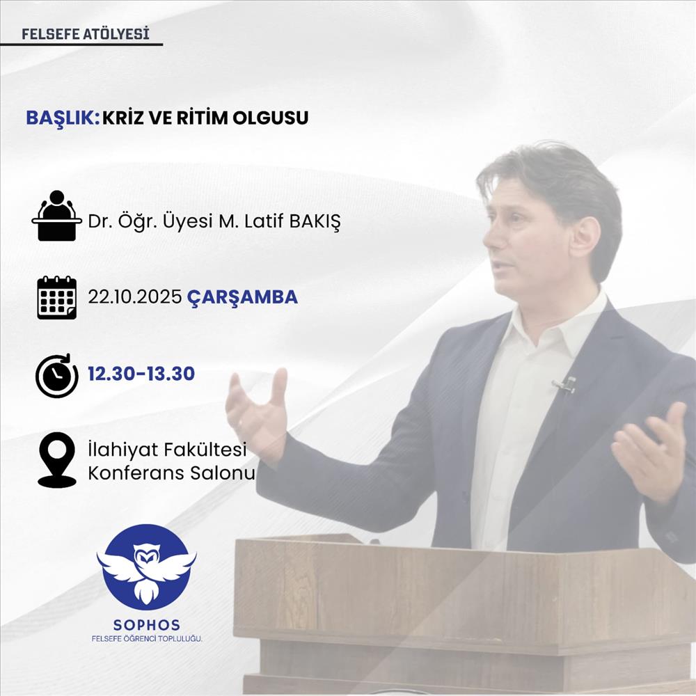 Felsefe Atölyesi Seminerleri Devam Ediyor