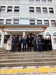 Yalova Üniversitesi ile İl Millî Eğitim Müdürlüğü İşbirliği Protokolü Kapsamında Yerinde Değerlendirme Ziyareti